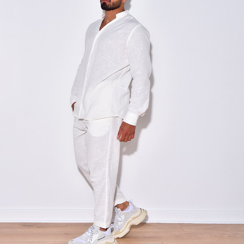 Ensemble d'été en lin pour homme Vinthentic Paris