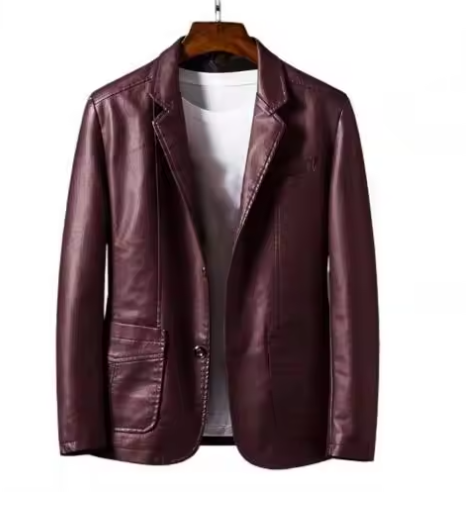 Manteau décontracté pour homme à col tailleur