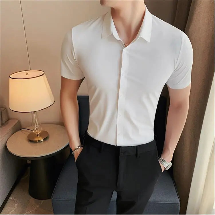 Chemise à manches courtes pour homme Henri Valliere