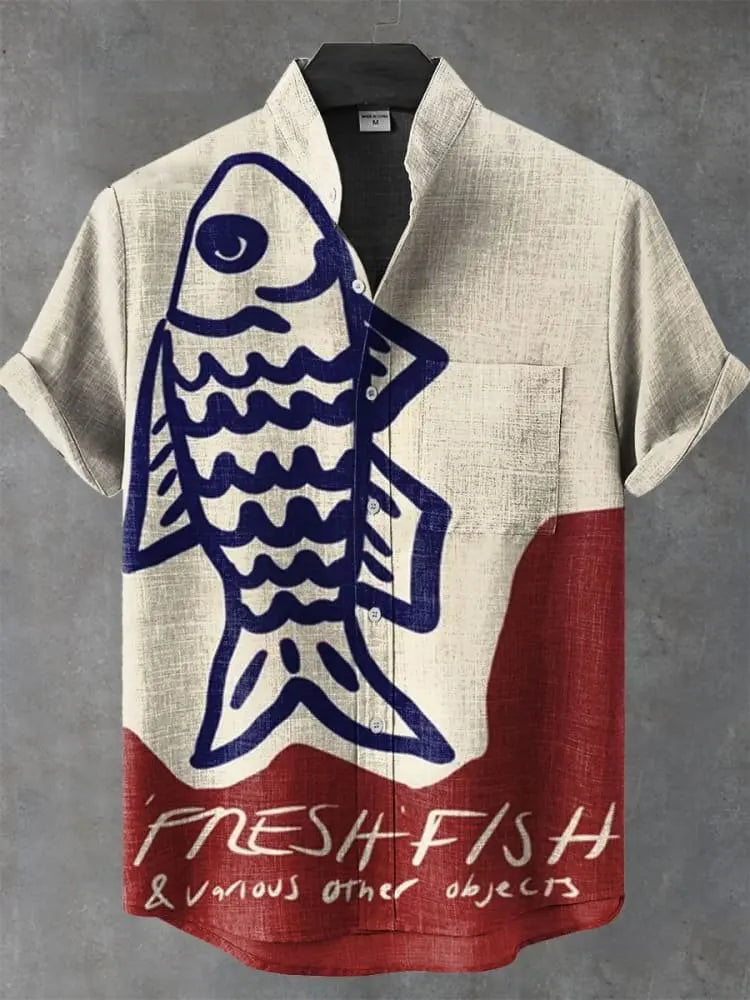 Séverin Dubreuil Men Summer Beach Top