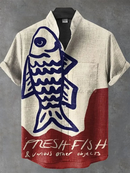 Séverin Dubreuil Men Summer Beach Top