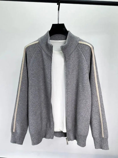 Alden Crown Knitted Designer Jacket