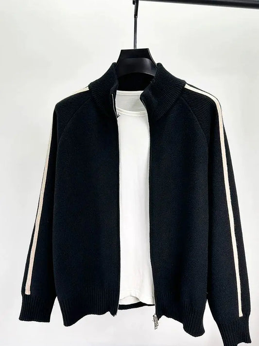 Alden Crown Knitted Designer Jacket