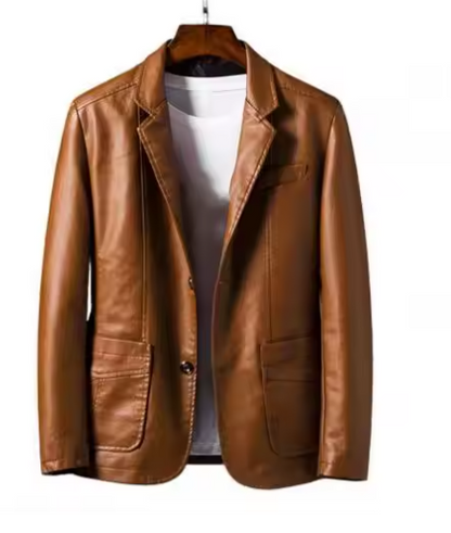 Manteau décontracté pour homme à col tailleur