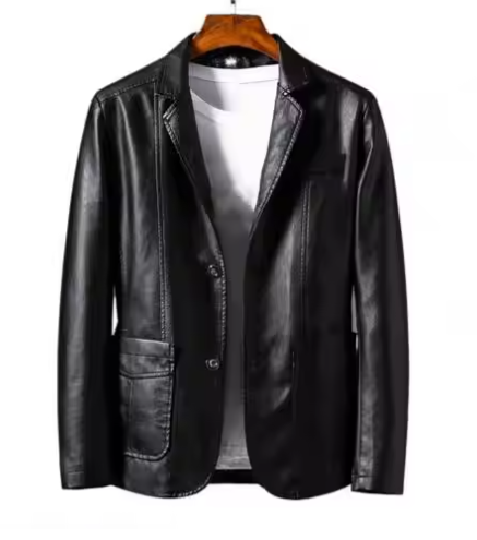 Manteau décontracté pour homme à col tailleur