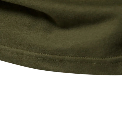 Gio Rota Men’s Long Sleeve Patchwork T-Shirt – Cotton O-Neck Casual Tee