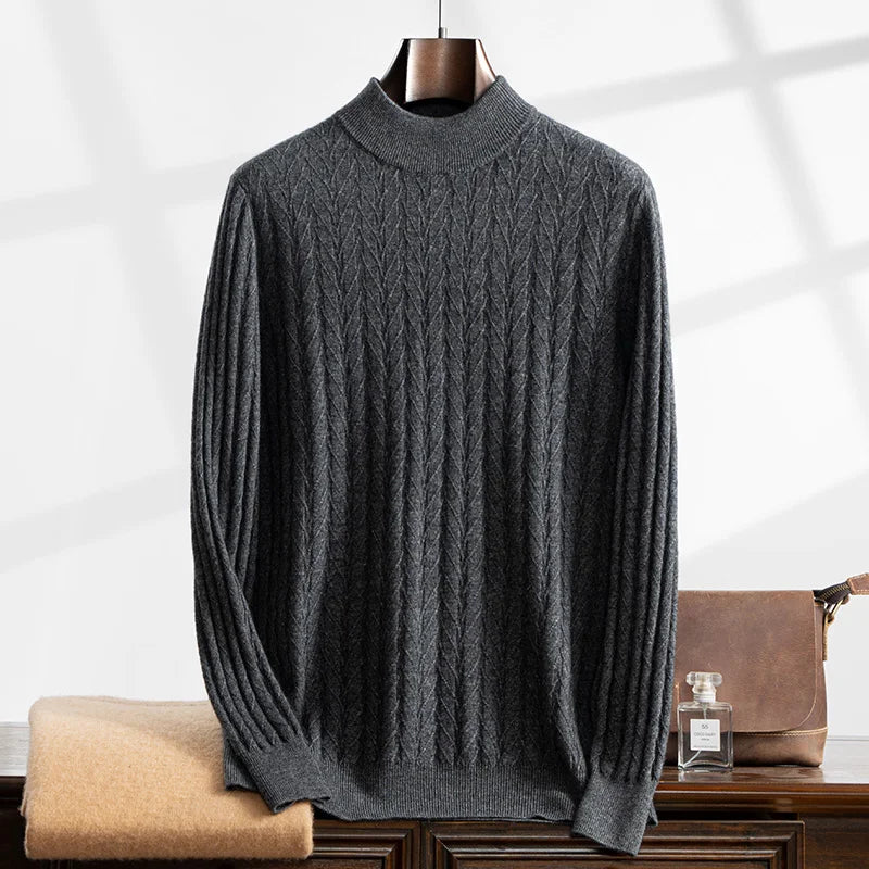 Apollo Kaschmirpullover mit kurzem Rollkragen