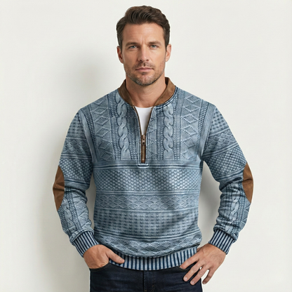 Cardigan oversize boutonné sur le devant à bordures côtelées